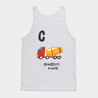 Concrete Mixer C Tank Top